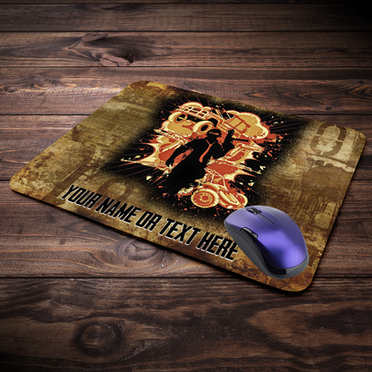 PUBG Minimalist Vintage Customize Design Gaming Mouse Pad