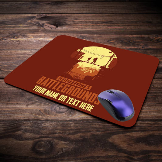 PUBG Vintage Look Customize Design Gaming Mouse Pad