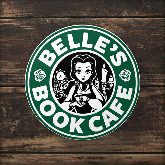 Belle's Cafe Book Tea Coaster