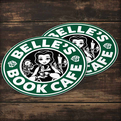 Belle's Cafe Book Tea Coaster