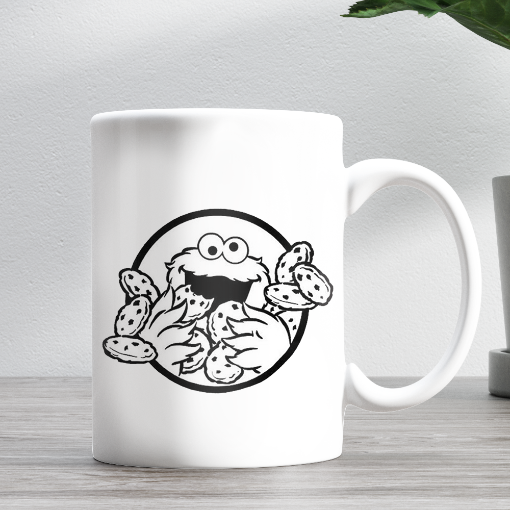 Funny Cookie Monster 11oz Ceramic Mug