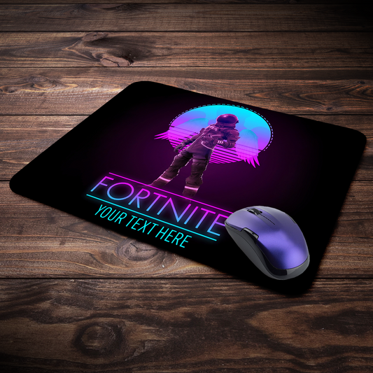 Fortnite Synth Star Retrowave Battle Royale Customize Design Gaming Mouse Pad