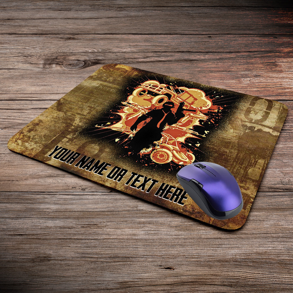 PUBG Minimalist Vintage Customize Design Gaming Mouse Pad