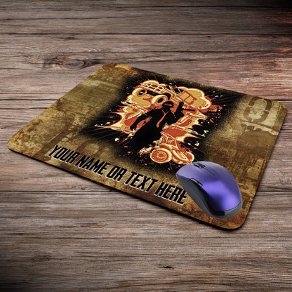 PUBG Minimalist Vintage Customize Design Gaming Mouse Pad