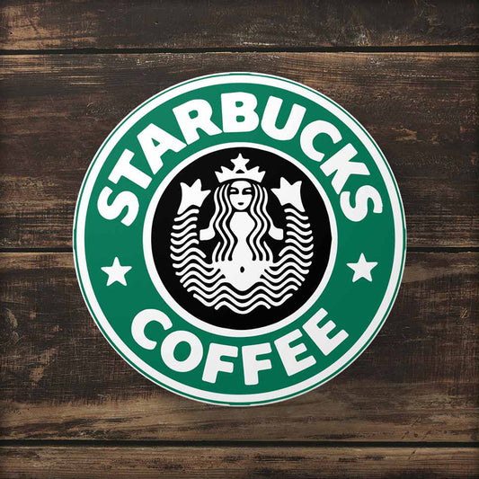 Starbucks Coffee Spoof Tea Coaster